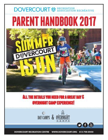 Dovercourt Parent handbook for Summer 2017