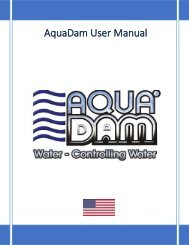 AquaDam Gulf Coast User Guide