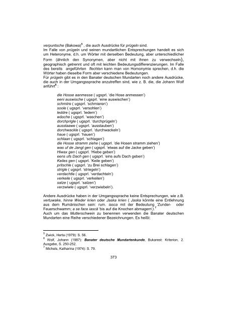 temeswarer beiträge zur germanistik - Facultatea de Litere, Istorie şi ...