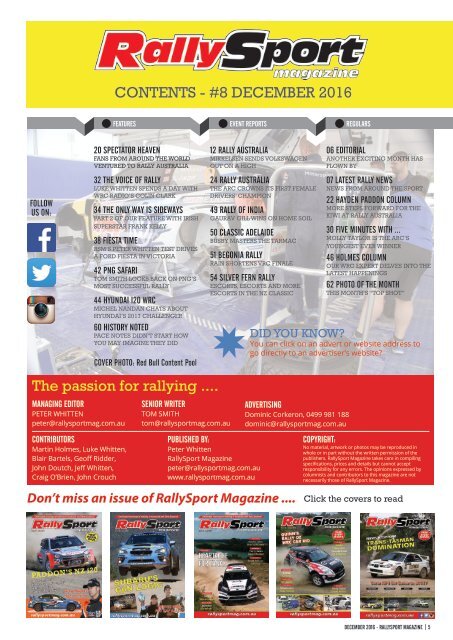 RallySport Magazine December 2016
