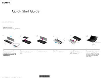 Sony SGPT212GB - SGPT212GB Guida di configurazione rapid Inglese