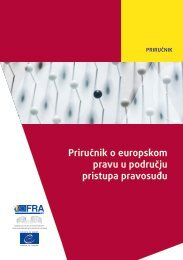 Priručnik o europskom pravu u području pristupa pravosuđu
