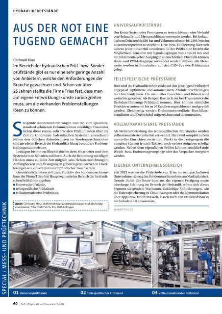 O+P Fluidtechnik 5/2016