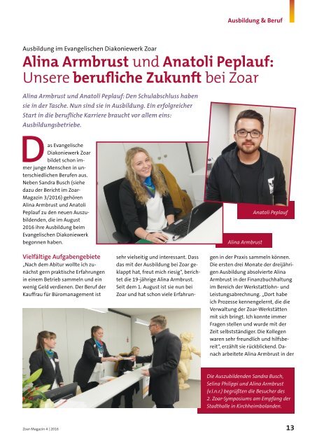 Z - DAS ZOAR-MAGAZIN Ausgabe 4 2016