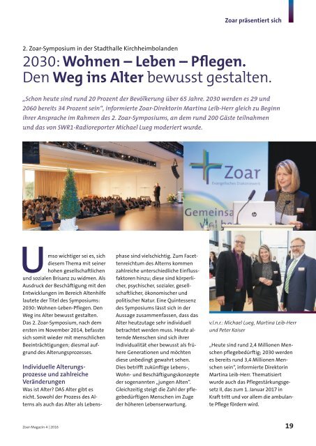 Z - DAS ZOAR-MAGAZIN Ausgabe 4 2016