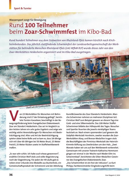 Z - DAS ZOAR-MAGAZIN Ausgabe 4 2016