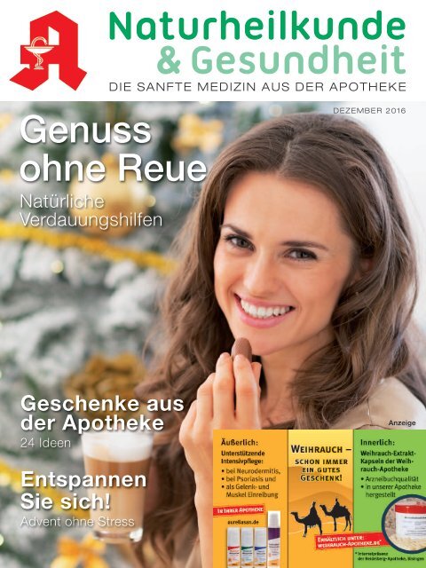 Leseprobe "Naturheilkunde & Gesundheit" Dezember 2016