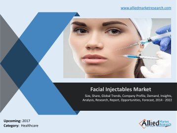 Facial Injectables Market - Size, Share, Global Trends and Forecast, 2014 - 2020