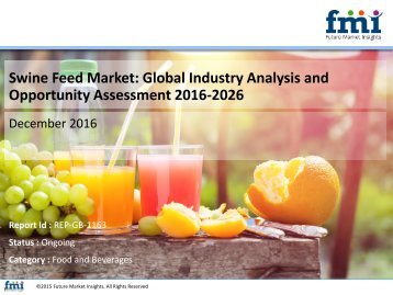 Swine Feed Market 10-Year Market Forecast and Trends Analysis Research Report