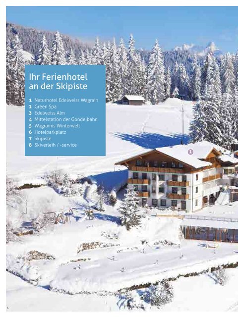 Winterprospekt Edelweiss Naturhotel Wagrain