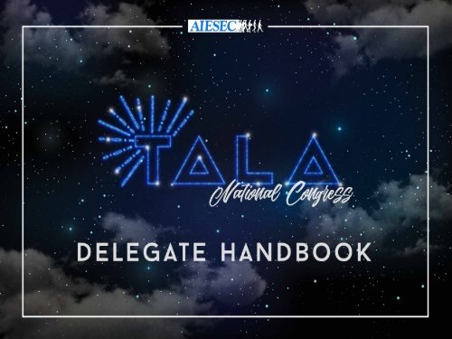 TALA 2016 Delegate Handbook 1.1