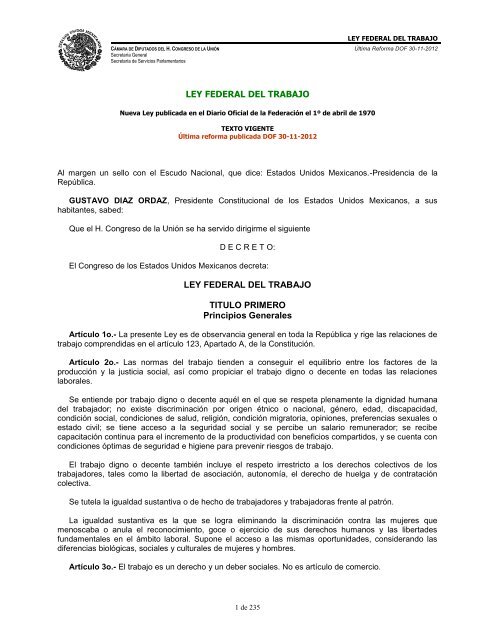 Articulo 334 de la ley federal del trabajo