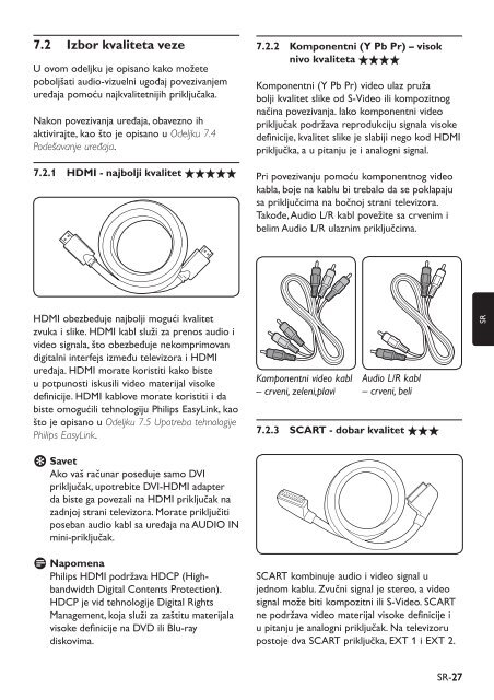 Philips TV LCD - Mode d&rsquo;emploi - SRP