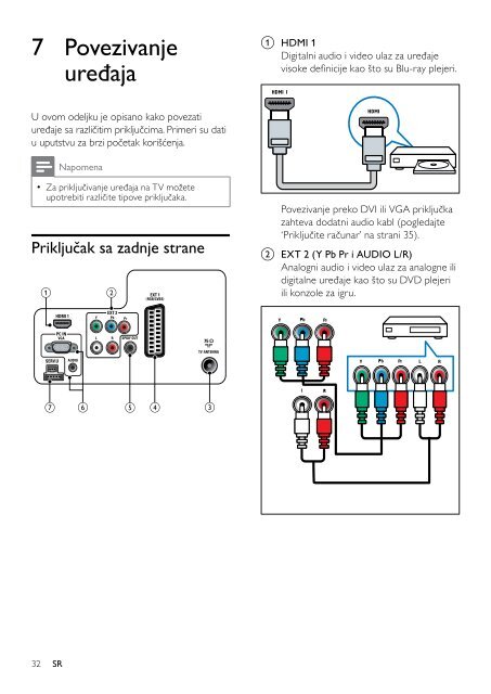 Philips TV LCD - Mode d&rsquo;emploi - SRP