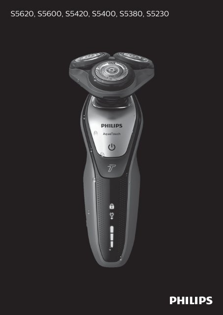 Philips AquaTouch Rasoir &eacute;lectrique rasage &agrave; sec ou sous l'eau - Mode d&rsquo;emploi - AEN