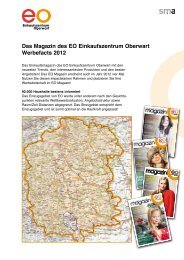 Das Magazin des EO Einkaufszentrum Oberwart Werbefacts 2012
