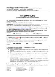 kundmachung gr-sitzung 3-2009 v. 30.7.09 - Gemeinde Kukmirn