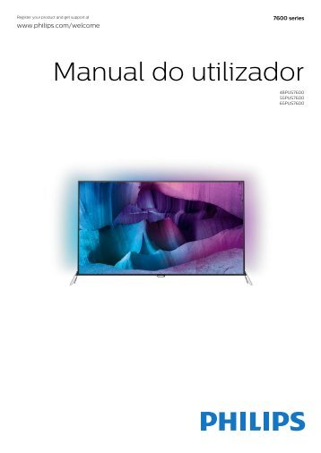 Philips 7600 series TÃ©lÃ©viseur UHD 4K ultra-plat avec Androidâ¢ - Mode dâemploi - POR