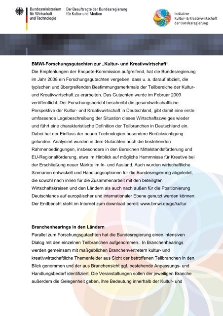 PDF: 98,7 KB - Initiative Kultur- und Kreativwirtschaft