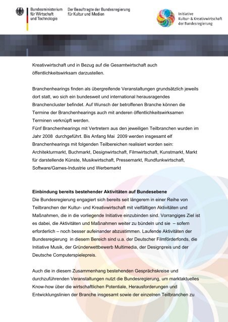 PDF: 98,7 KB - Initiative Kultur- und Kreativwirtschaft