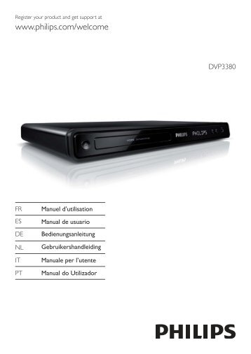 Philips Lecteur de DVD avec HDMI et USB - Mode dâemploi - FRA