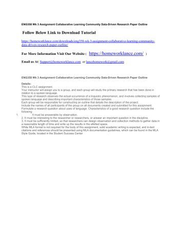 Service learning research paper