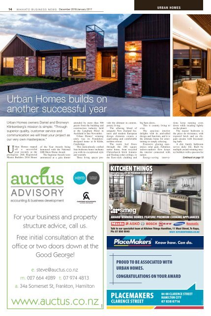 Waikato Business News December 2016/January 2017