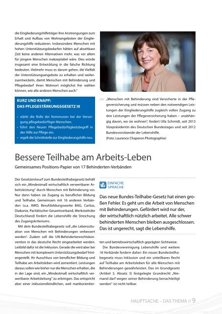 2016 Dezember / LEBENSHILFE FREISING / TAUSENDFÜSSLER-MAGAZIN