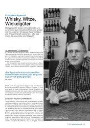 Whisky, Witze, Wickelgüter - Brauerei Locher AG
