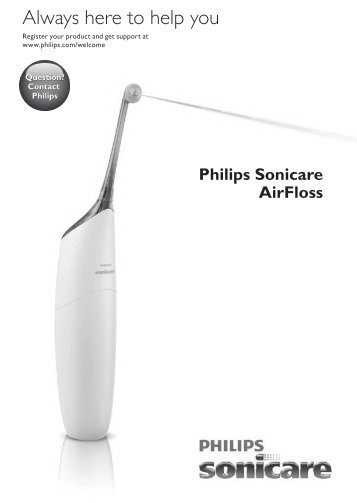 Philips Sonicare AirFloss Micro-jet Interdentaire - Mode dâemploi - THA