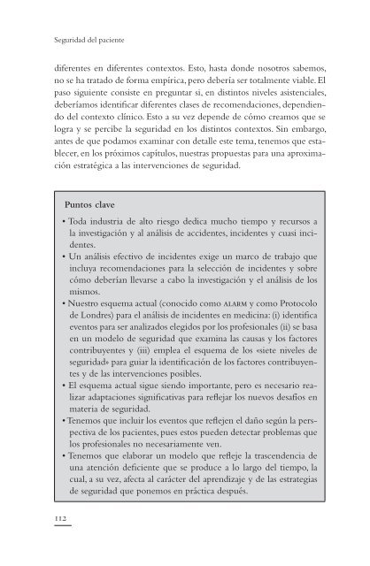 Seguridad del Paciente Charles Vincent y René Amalberti