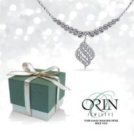 Orin Jewelers Holiday Catalog 2016 -  www.orinjewelers.com