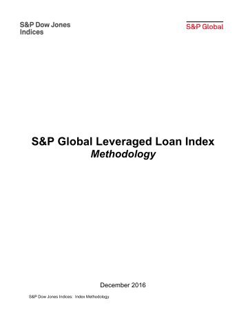 S&P Global Leveraged Loan Index