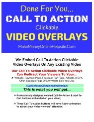 How To Embed Call To Action Clickable Buttons On Video