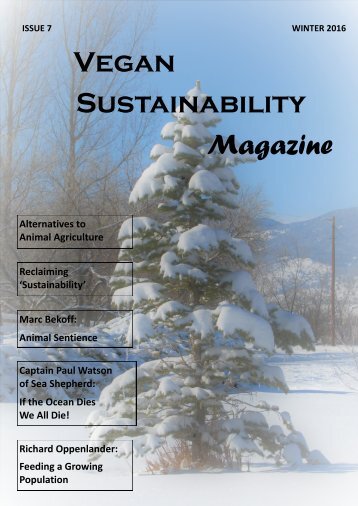 Vegan Sustainability Magazine - Winter 2016