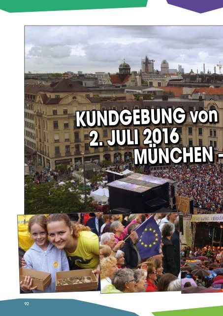 Miteinander für Europa - München 2016 - Dokumentation 