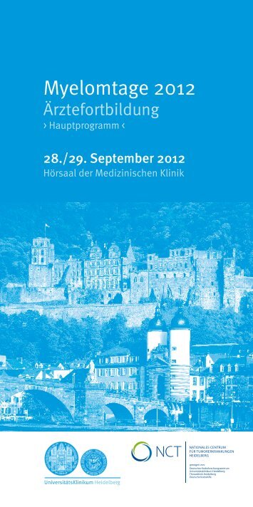 Erfolg in der Chemotherapie durch - Myelomtage 2012