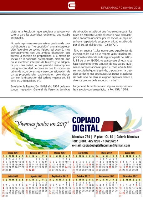 Revista Kipukamayo Diciembre de 2016