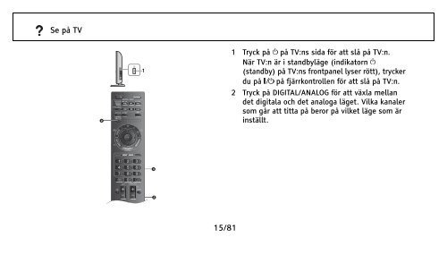 Sony KDL-22EX302 - KDL-22EX302 Istruzioni per l'uso Svedese