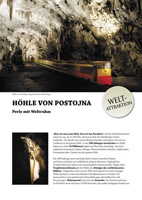 höhle von postojna - Slovenia