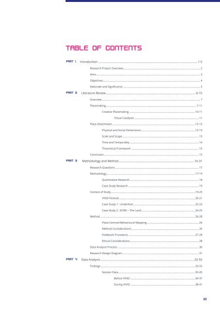 Exploring the Role of 'Visual Catalysts' on Influencing People's Attraction and Use of Place