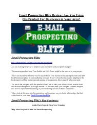 Email Prospecting Blitz Review-$24,700 BONUS & DISCOUNT 