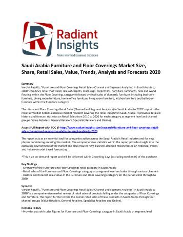 saudi arabia furniture market analysis Dublin--(business wire)-- research and markets has announced the addition of the saudi arabia furniture market forecast 2022 report to their offering it. saudi arabia furniture market analysis Dublin--(business wire)-- research and markets has announced the addition of the saudi arabia furniture market forecast 2022 report to their offering it.
