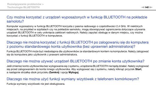 Sony VPCCB3S8E - VPCCB3S8E Istruzioni per l'uso Polacco