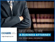 The Main Reasons to Hire a Business Attorney in San Diego