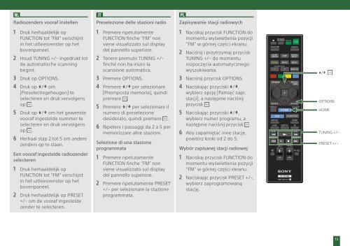 Sony BDV-NF7220 - BDV-NF7220 Guida di configurazione rapid