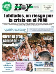 Jubilados en riesgo por la crisis en el PAMI River el gran campeón argentino