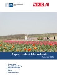 Exportbericht Niederlande