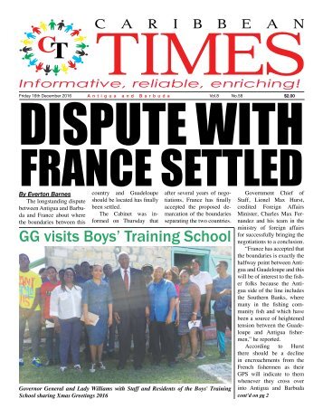 Caribbean Times 58th Issue - Friday 16th December 2016