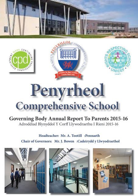 Governing Body Annual Report To Parents 2015-16